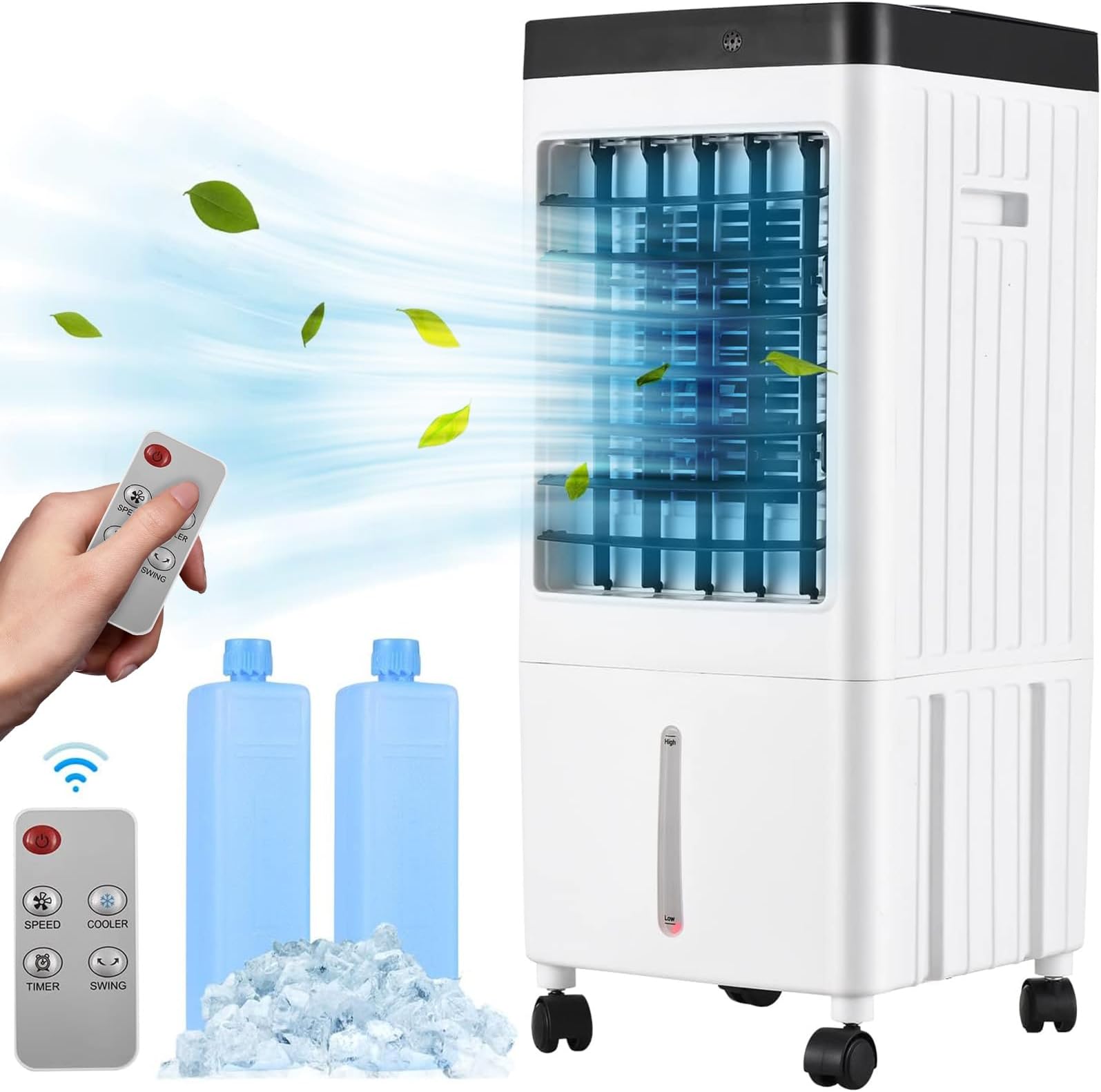 Aire portátil 4 en 1: humidificador, purificador y ventilador en República Dominicana