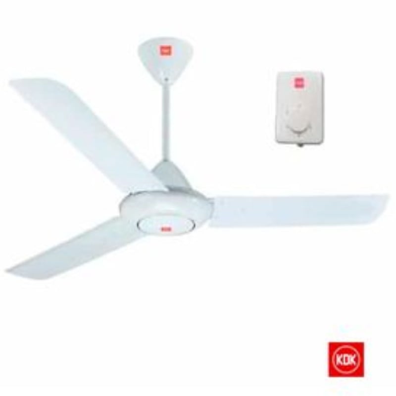 Ventilador de techo blanco KDK en República Dominicana