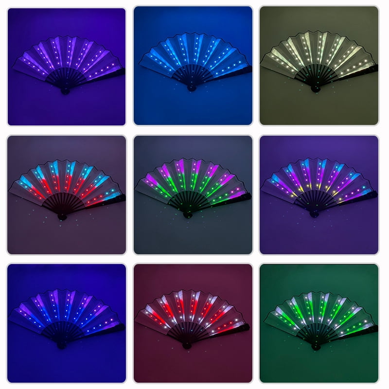 Abanicos plegables con iluminación y mando a distancia en República Dominicana