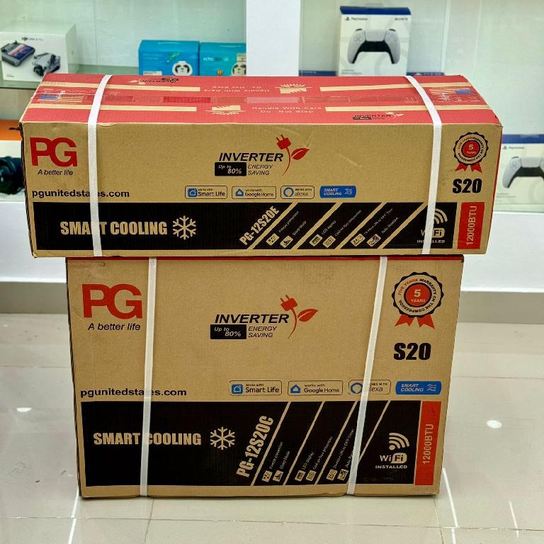 Aire acondicionado PG 12,000 BTU Inverter Luxury con alta eficiencia SEER 2 en República Dominicana